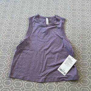 Lululemon classic fit cotton blend tank - 6 - NWT